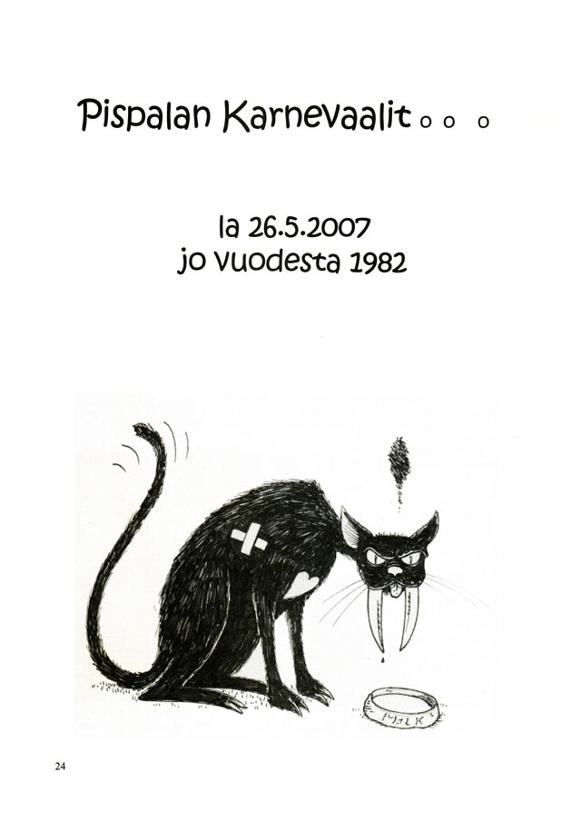 Pispalan Karnevaalit, mainos 2007 (vasen puoli)