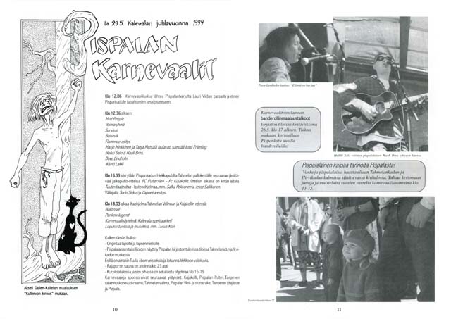 Pispalan Karnevaalit, mainos 1999