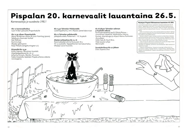 Pispalan Karnevaalit, mainos 2001