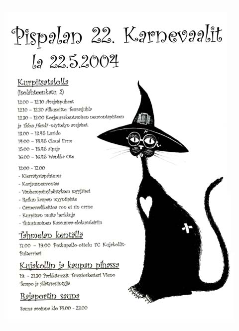 Pispalan Karnevaalit, mainos 2004