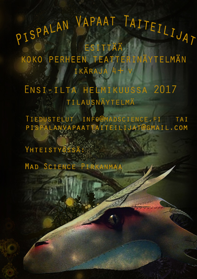 Pieni Kaappi Kellarissa sicu 3 - PISPALAN VAPAAT TAITEILIJAT yhteistyössä MAD SCIENCE PIRKANMAA